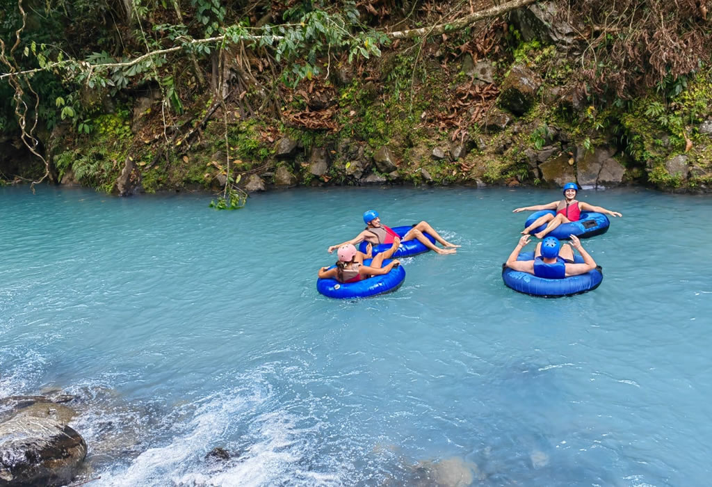 White Water Tubing on the Río Celeste